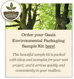 Order your Oasis Environmental Packaging Sample Kit here