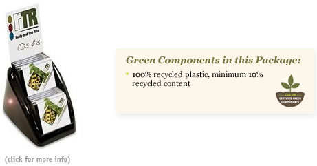 green components in Oasis retail display boxes