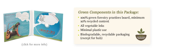green components in the Oasis soft-spot package