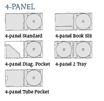 4-Panel Digipaks