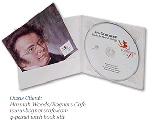 4-Panel Digipak with book slit