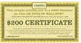 $200-off coupon good on any Oasis wallet or Digipak replication package